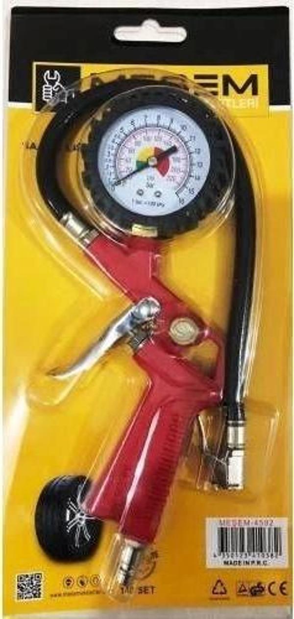 Meşem Saatli Lastik Şişirme Tabancası Profesyonel Hava Saati Ölçme - Image 1