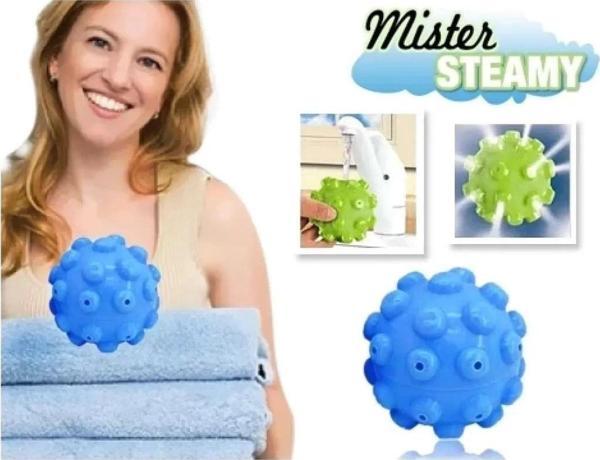 Mister Steamy Buharlı Çamaşır Kurutma Ve Ütü Topları (2'li) - Image 1
