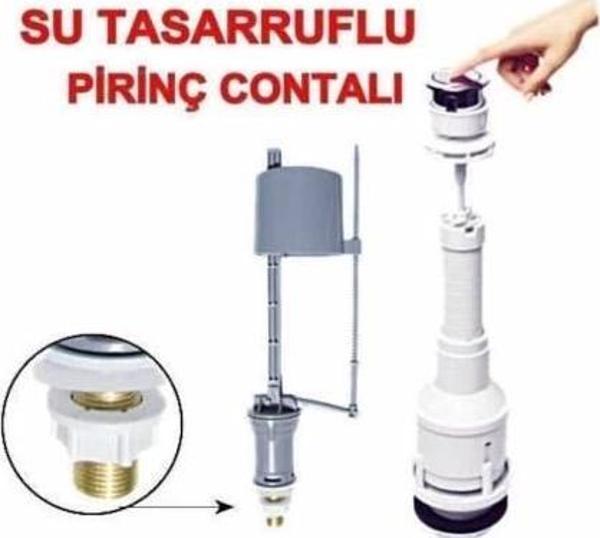 Klozet Sifon Basmalı Rezervuar İç Takım Su Tasarruflu - Image 1