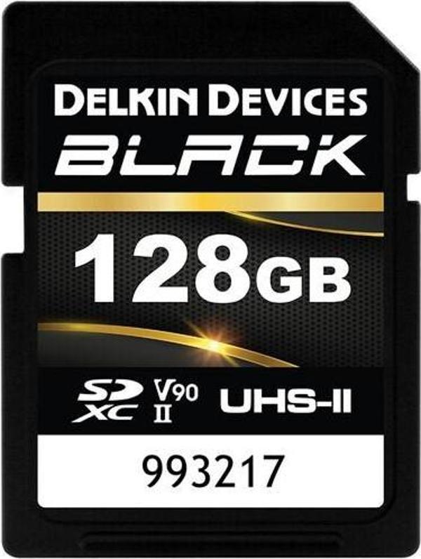 DELKIN DEVICES BLACK 128GB SD UHS-II U3 V90 - Image 1