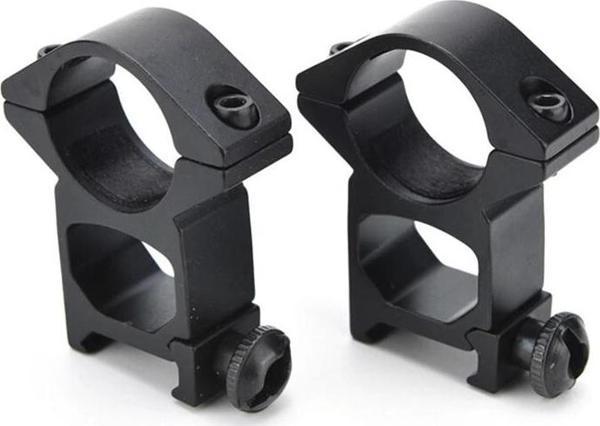 Nikula-ateşli Aletler Dürbünü Lazeri Montaj Kelepçesi Çelik Alaşım 22mm - Image 1