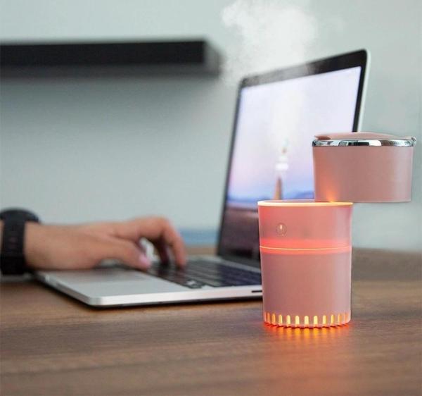 Lattice Ortam Nemlendirme Ve Dezenfektan Buhar Makinesi (pembe) Usb - Image 1