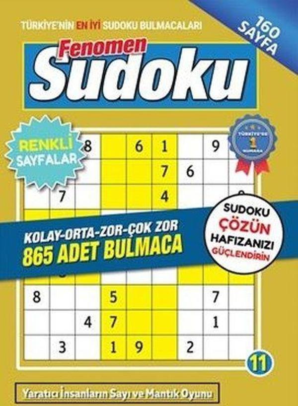 Fenomen Sudoku Bulmaca - 11 - Maxı Yayıncılık - Image 1