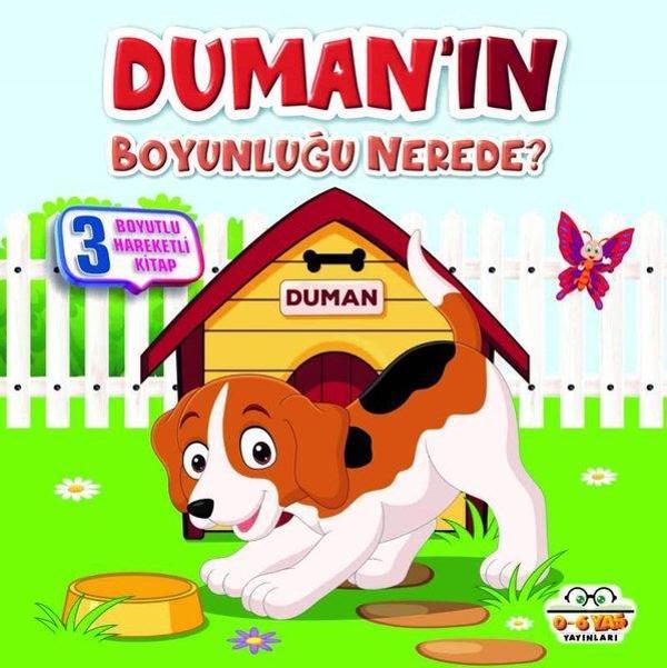Duman'ın Boyunluğu Nerede? 3 Boyutlu Hareketli Kitap - 0-6 Yaş Yayınları - Image 1