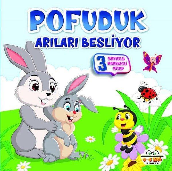 Pofuduk Arıları Besliyor - 3 Boyutlu Hareketli Kitap - 0-6 Yaş Yayınları - Image 1