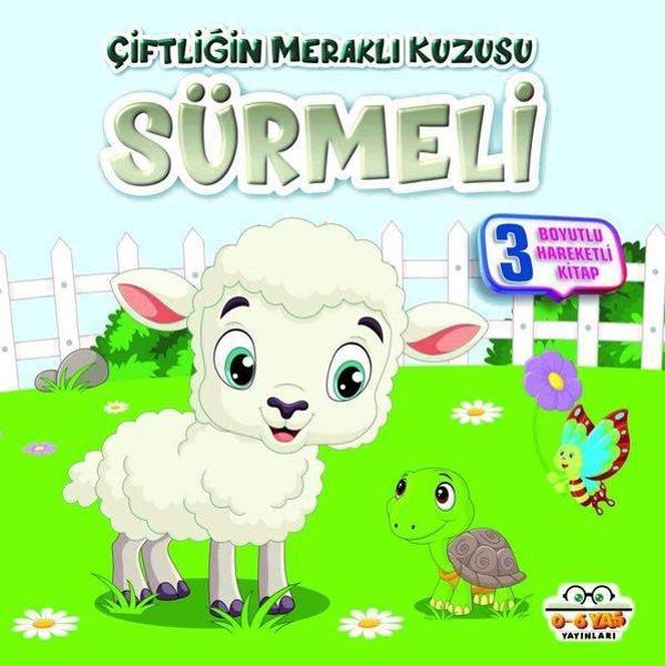 Çiftliğin Meraklı Kuzusu Sürmel - 3 Boyutlu Hareketli Kitap - 0-6 Yaş Yayınları - Image 1