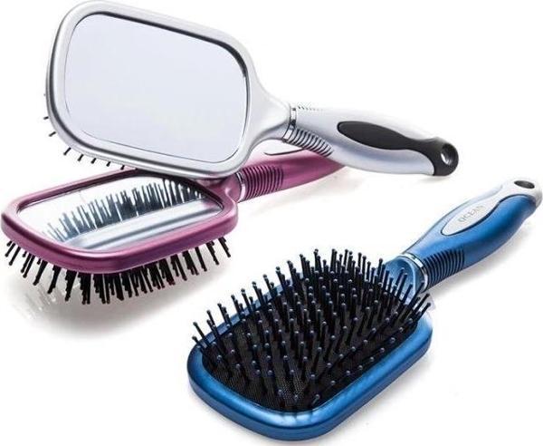 Özel Dişli Profesyonel Aynalı Saç Fırçası Aynalı Tarak - Image 1