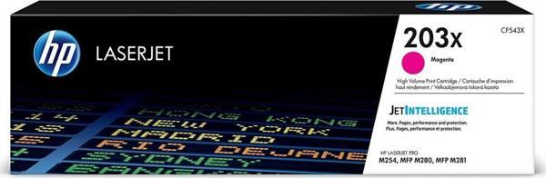HP 203X Magenta Kırmızı Yüksek Kapasite 2.500 Sayfa Toner CF543X - Image 1