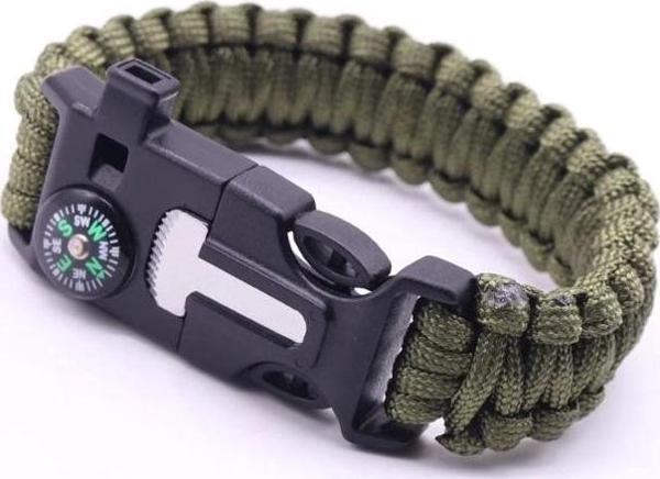 Pratik Survival Kamp Bileklik Düdük Çok Amaçlı - Image 1