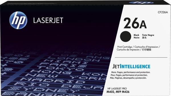HP 26A Black Siyah 3.100 Sayfa Toner CF226A - Image 1