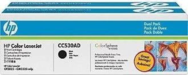 HP 304A Black Siyah Çiftli 3.500 Sayfa Toner CC530AD - Image 1
