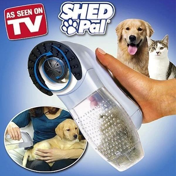Shed Pal Kedi Köpek Vakumlu Tüy Toplama Tarağı - Tüy Toplama Traş Makinesi - Image 1