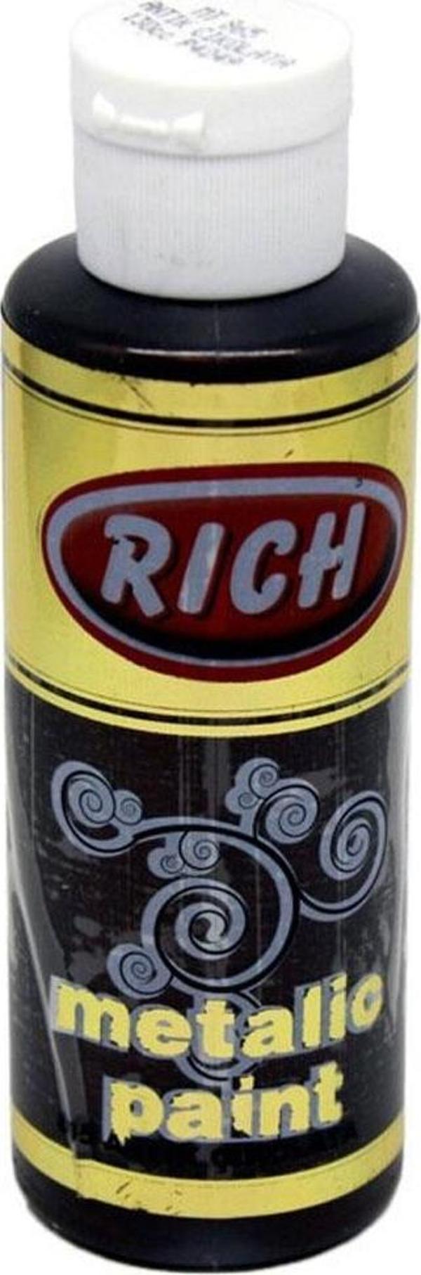 Rich Akrilik Boya Metalik Boya 120 CC Antik Çikolata 0865 - Image 1