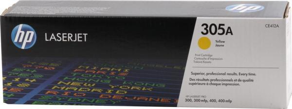 HP 305A Yellow Sarı 2.600 Sayfa Toner CE412A - Image 1
