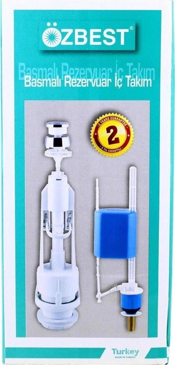 Özbest Su Tasarruflu Basmalı Klozet Rezervuar İç Takımı - Uyumlu Ve Dayanıklı - Image 1