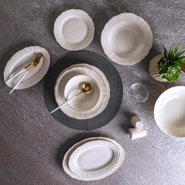 Aryıldız Tiffany Gold 24 Parça 6 Kişilik Yemek Takımı - Image 1