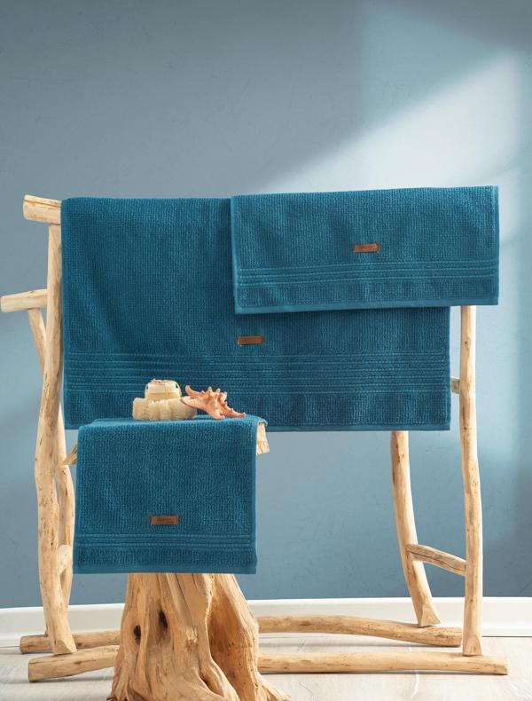 Cotton Box %100 Pamuk Wellness Havlu Seti Ocean Petrol - Image 1