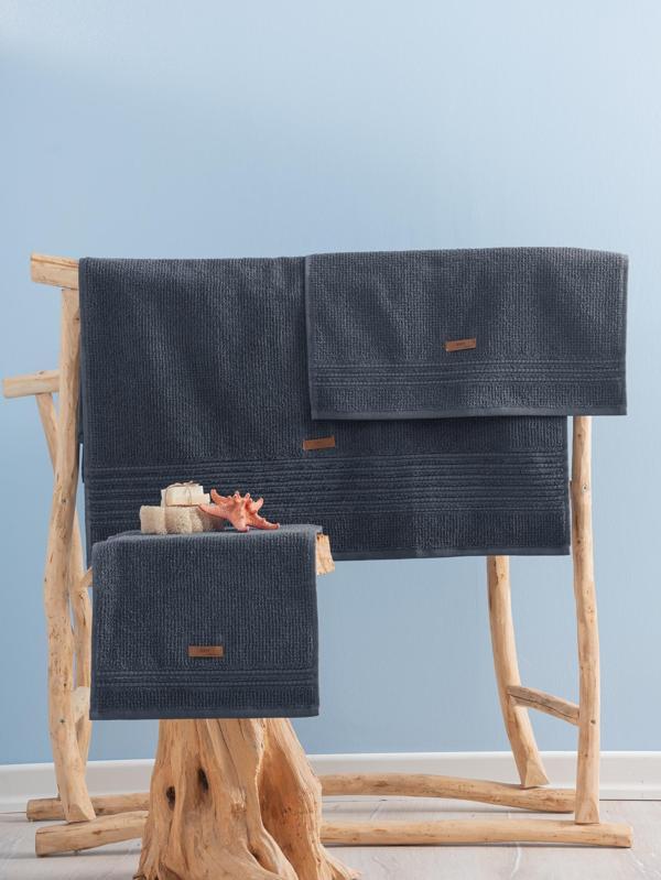 Cotton Box %100 Pamuk Wellness Havlu Seti Zen Antrasit - Image 1