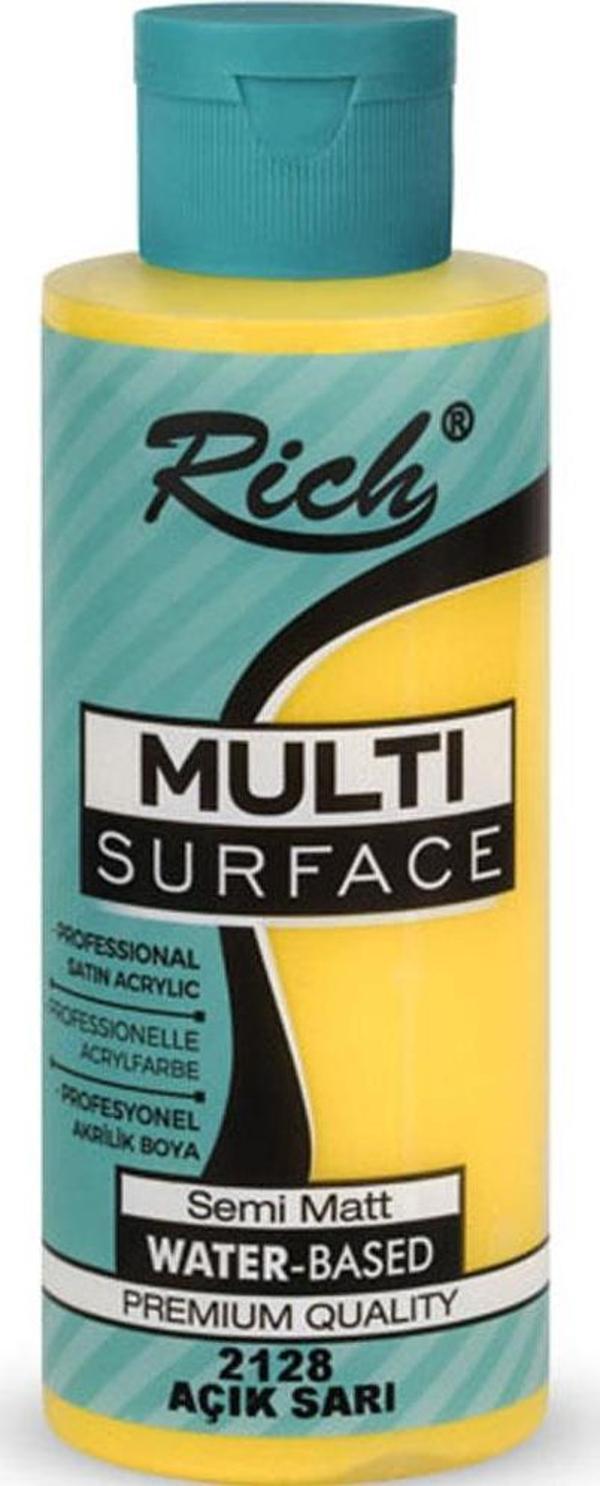 Rich Akrilik Boya Multi Surface 120 Cc Açık Sarı 120-2128 - Image 1