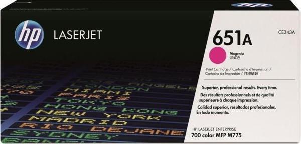 HP 651A Magenta Kırmızı 16.000 Sayfa Toner CE343A - Image 1
