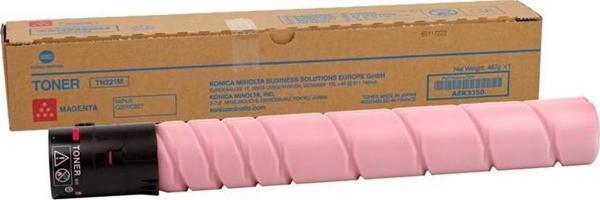 Konica Minolta TN-221M Magenta Kırmızı Orjinal Fotokopi Toneri Bizhup C227-287-367 21.000 Sayfa - Image 1