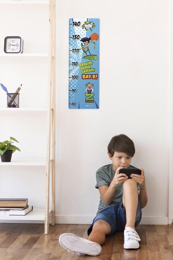 Z Takımı Boy Cetveli, Çocuk Odası Duvar Sticker - Image 1