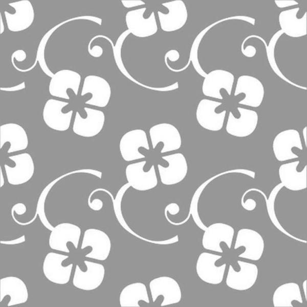 Yasemin Desen Stencil Boyama şablonu 30x30 cm, Duvar Stencil, Fayans Stencil, Mobilya Stencil - Image 1