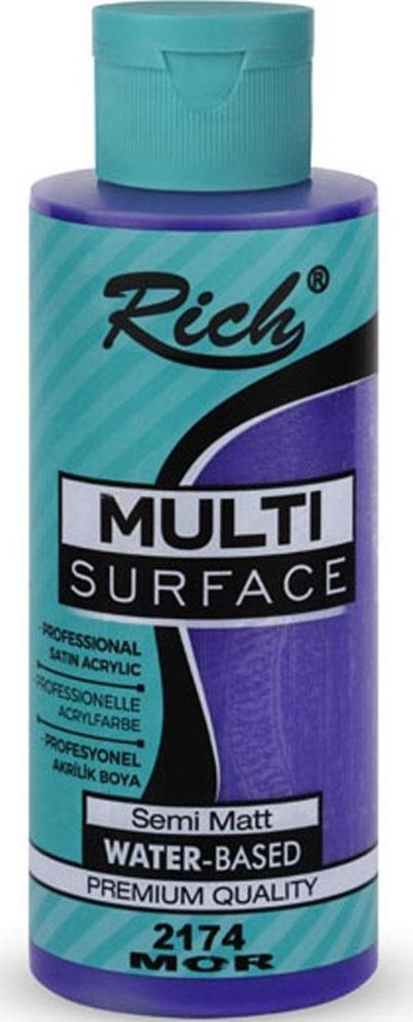 Rich Akrilik Boya Multi Surface 120 CC Mor 120-2174 - Image 1