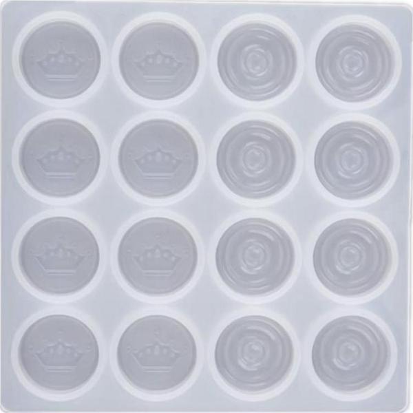 Epoksi Silikon Kalıp - Oyun Taşı 11x11cm (470) - Image 1