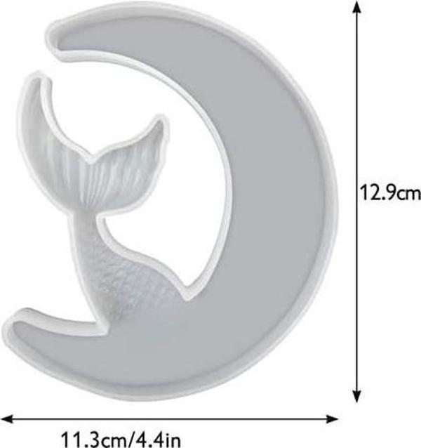 Epoksi Silikon Kalıp 100x129x10mm - Balina (313)	 - Image 1