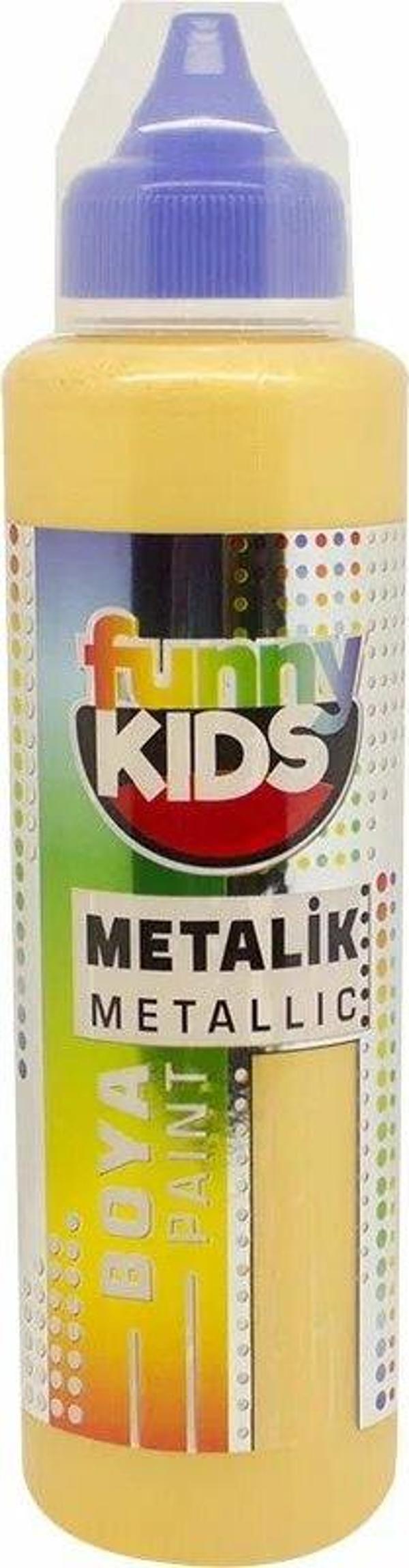 Funny Kids Metalik Boya 500cc - 2310 Altın - Image 1