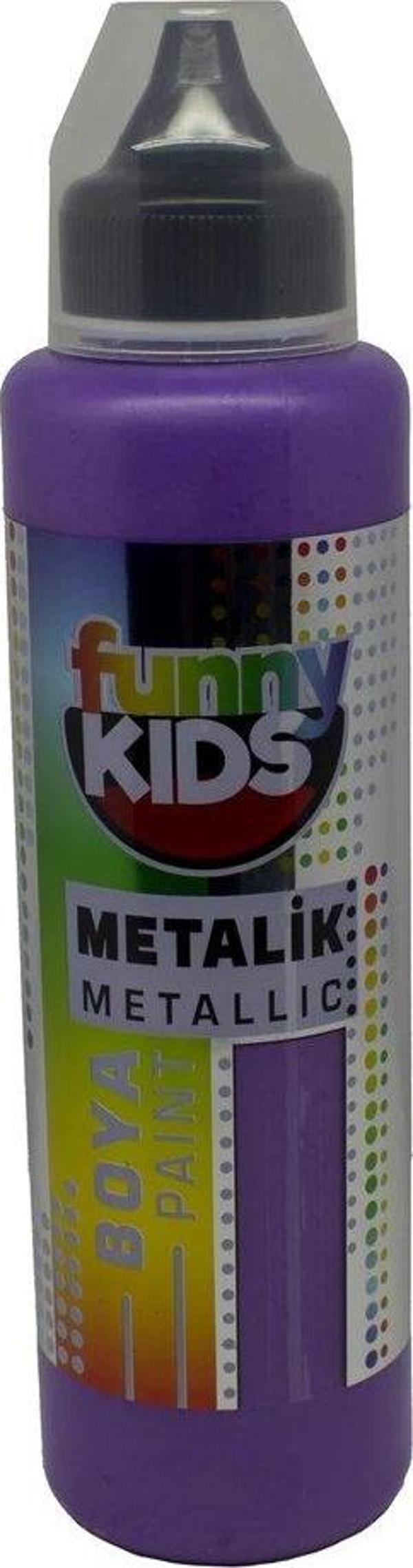 Funny Kids Metalik Boya 500cc - 2326 Mor - Image 1