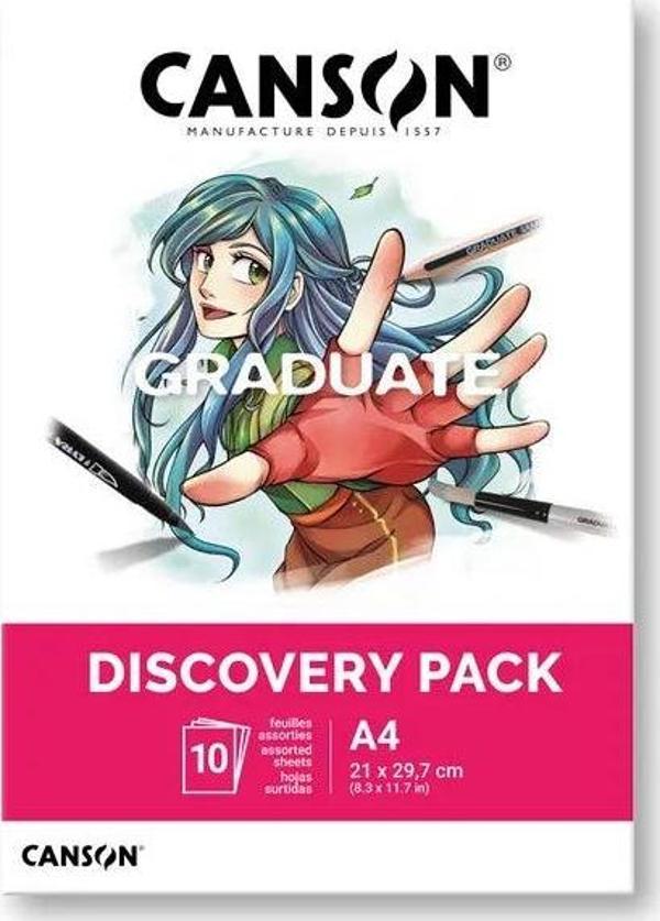 Canson GRADUATE  - Discovery Pack, A4, 10 Yaprak - Image 1