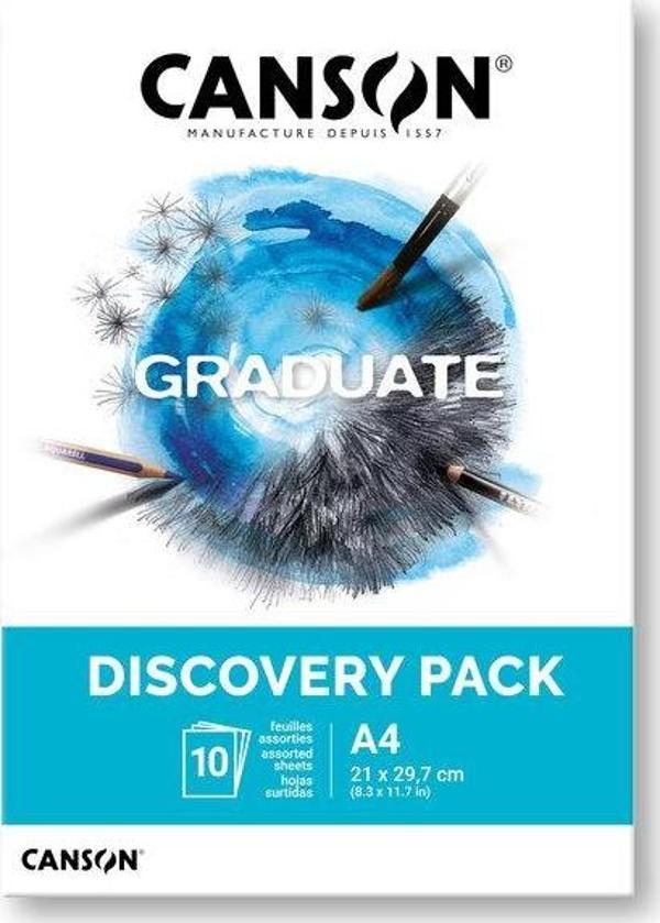 Canson GRADUATE - Discovery Pack, A4, 10 Yaprak (ys) - Image 1