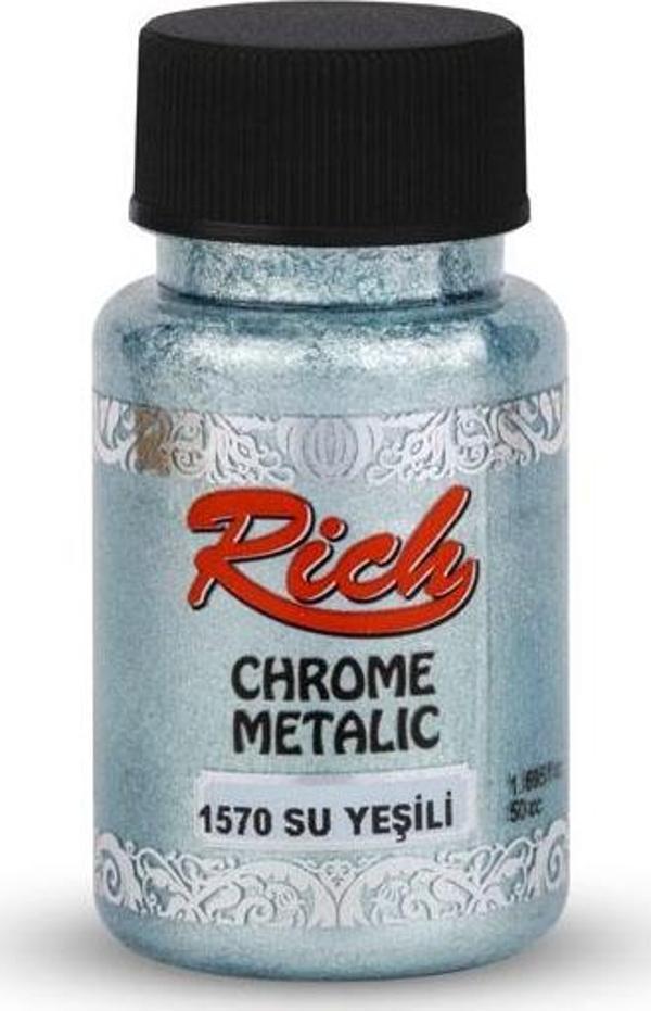 Rich Chrome Metallic Boya 50cc Su Yeşili - Image 1