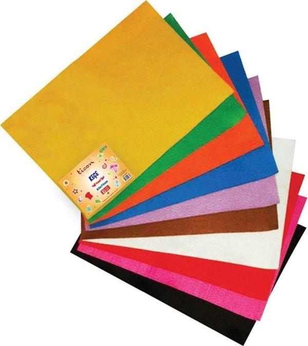 Ticon Keçe 50X70 Cm (180 Gr ) 10 Lu Karışık Paket- Tet-248183 - Image 1