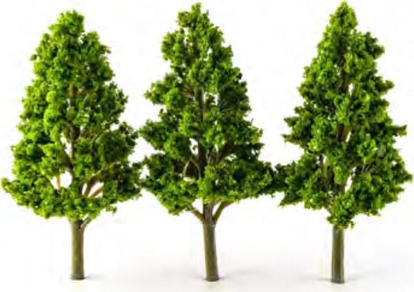 Jordania Maket Ağaç 1/100 - Koyu Yeşil 8cm - Image 1