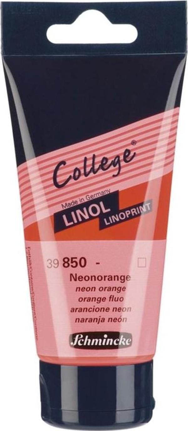 Schmincke College Linol Boyası 75ml - Neon Orange 850 - Image 1