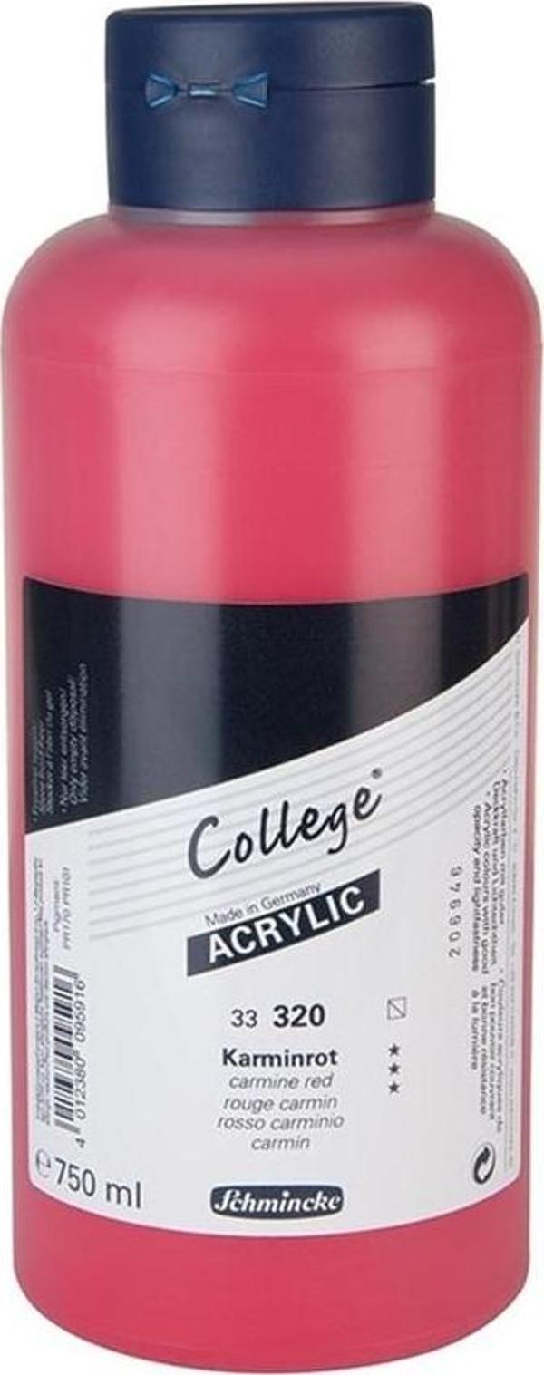 Schmincke College Akrilik Boya 750ml - 320 Carmine Red - Image 1