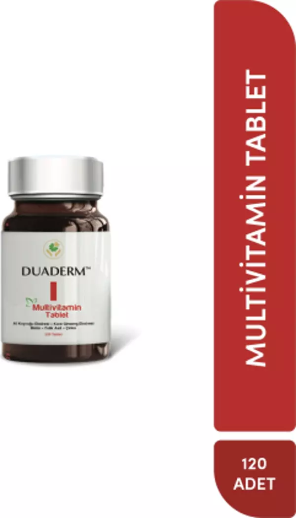 DUADERM MULTİVİTAMİN TABLET 120 ADET - Image 1