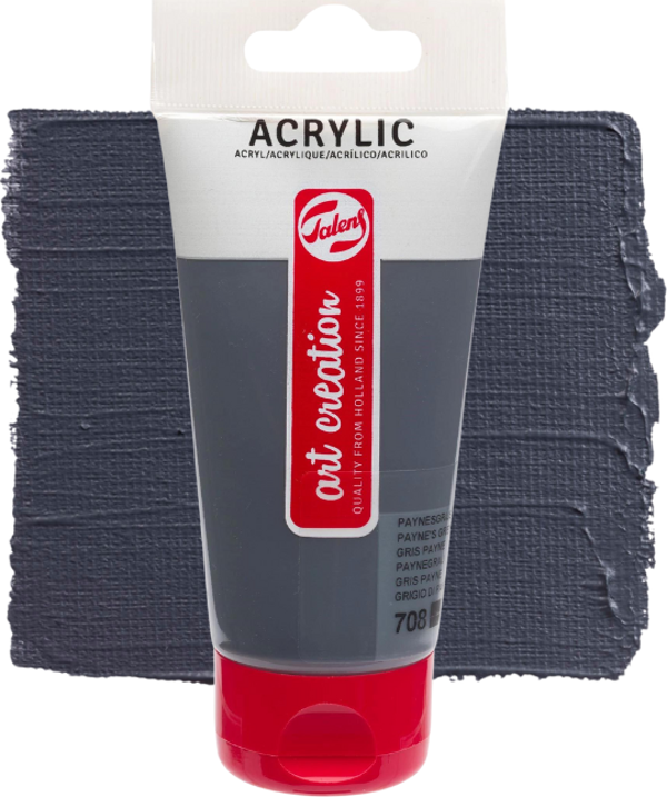 Talens Artcreation Akrilik Boya 75ml - N:708 Paynes Grey - Image 1