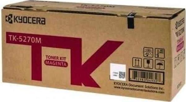 Kyocera TK-5270M Magenta Kırmızı Orjinal Fotokopi Toneri Ecosys M6230cidn-M6630cidn P6230cdn - Image 1