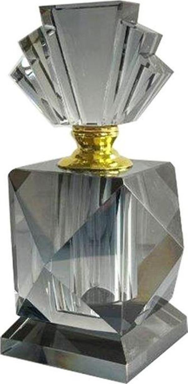 Lucky Art Kristal Grı By Şişe 10x10x17 Cm - Image 1