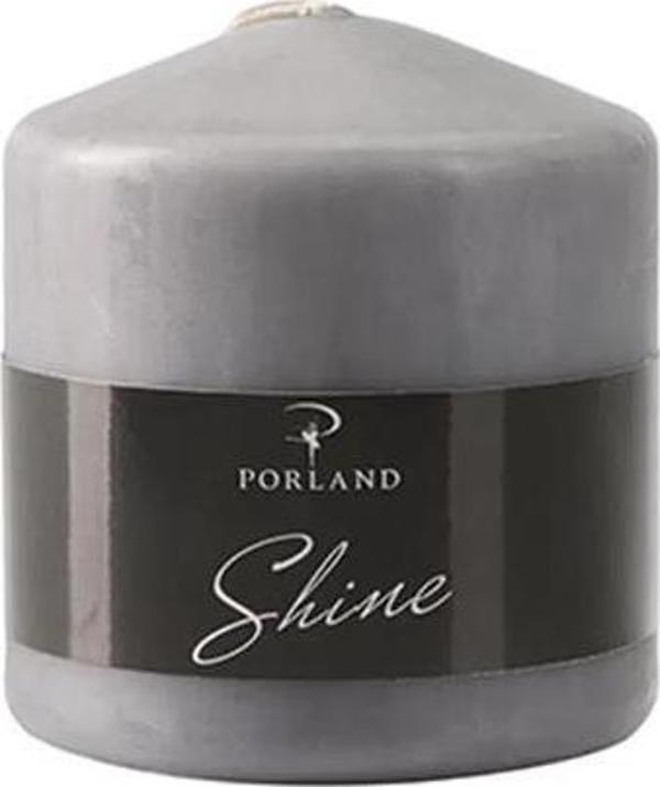 Porland Shine Blok Mum Gri 7x8cm - Image 1