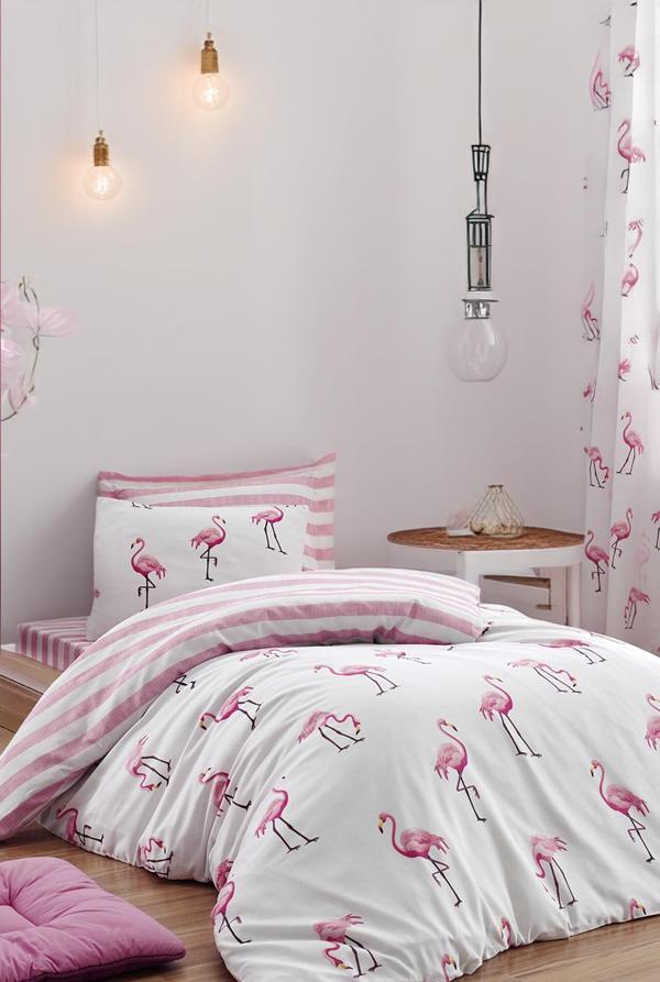 Kolay Ütülenir Nevresim Takımı Tek Kişilik Maylin pudra - Image 1