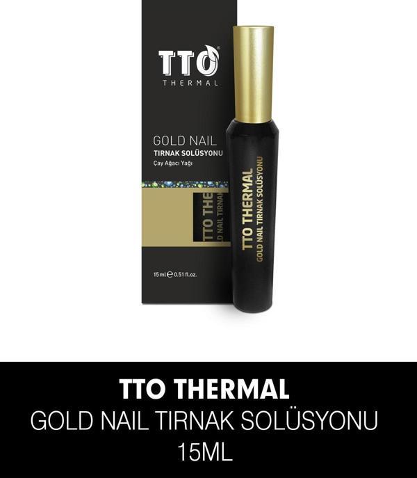 TTO Gold Naıl Tırnak Solüsyonu 15 ml Ve Renk Bozukluğu(ÇAY AĞACI YAĞI / TEA TREE OIL) - Image 1