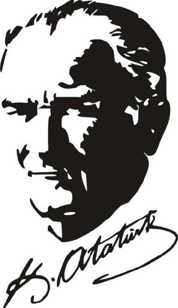 ATATÜRK KUM BOYAMA KARTI SETİ JUMBO 5 ADET(33X47cm)-Red Castle KMB120 - Image 1