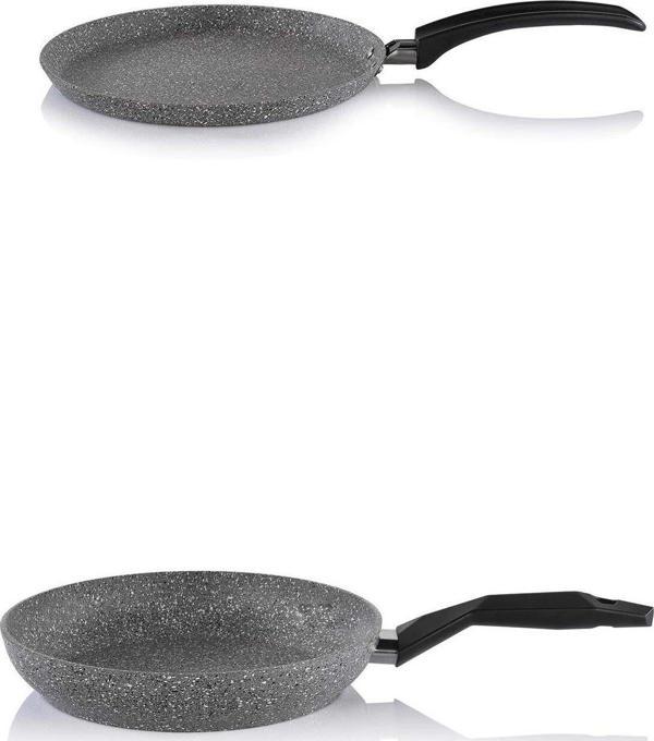 Schafer 28 CM Granit Tava Ve 25 CM Krep Tavası - Image 1