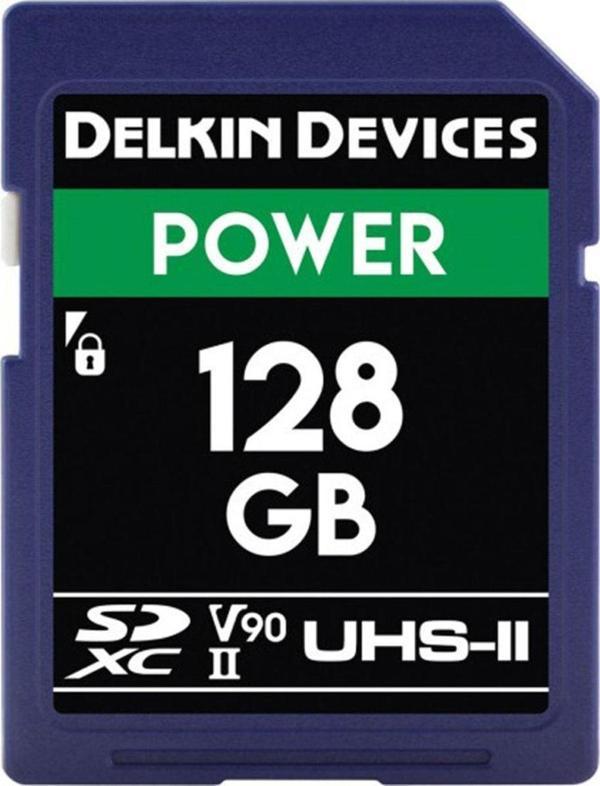 Delkin Devices 128Gb Power Uhs-Iı V90 Sdxc Memory Card 300 Mb/S - Image 1