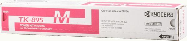 Kyocera TK-895M Magenta Kırmızı Orjinal Fotokopi Toneri FS-C8020-8025-8520-8525 6.000 Sayfa - Image 1